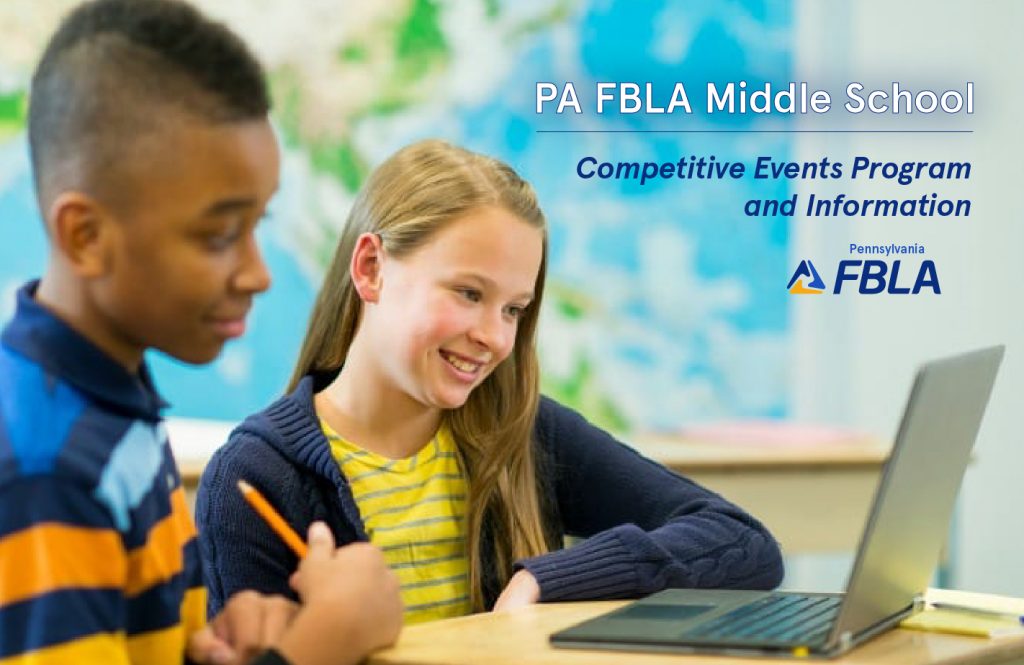 Middle School Competitive Events Program 20232024 PA FBLA